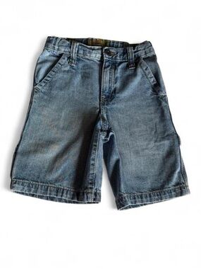 VTG Old Navy Loose Painter Shorts Boys 6 Carpenter Jorts Light Wash